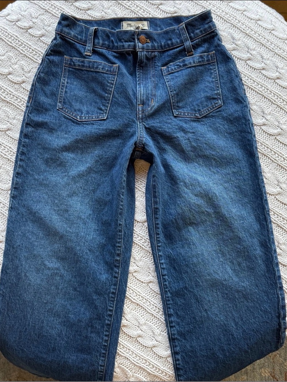 Madewell The Perfect Vintage Wide Leg Jeans - size 26P - Picture 2 of 6